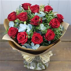 Dozen red  Rose Bouquet 