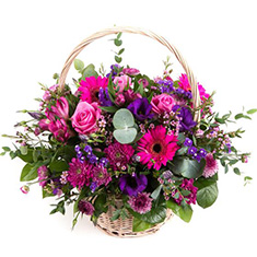  Purple and pink Basket