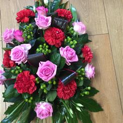 A Beautiful ROSE AND CARNATION single end spray