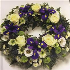   Thistle and Rose wreath 