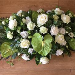 MEMORIES TREASURED casket spray 
