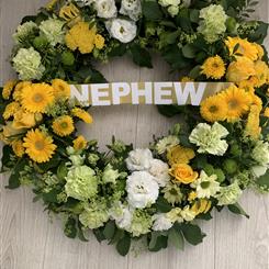 PERSONALISED  WREATH 