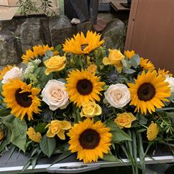 SUNFLOWER Casket spray 