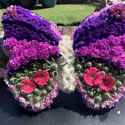 BUTTERFLY floral tribute 