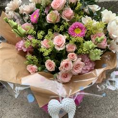 ANGEL WINGS pink bouquet 